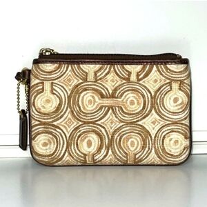 Coach Audrey Optic Swirl Wristlet